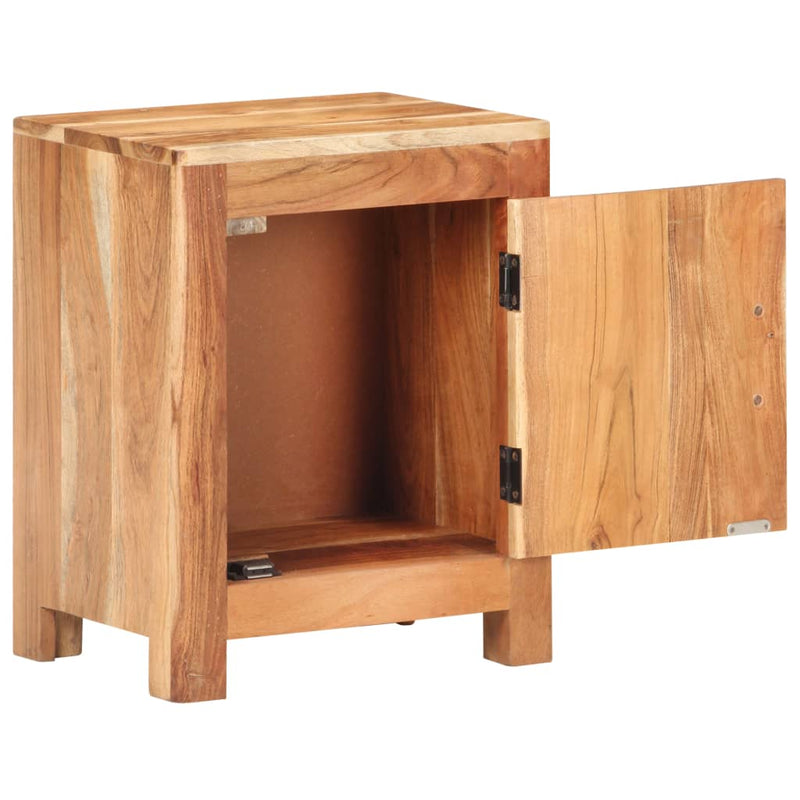 vidaXL Bedside Cabinet 40x30x50 cm Solid Acacia Wood
