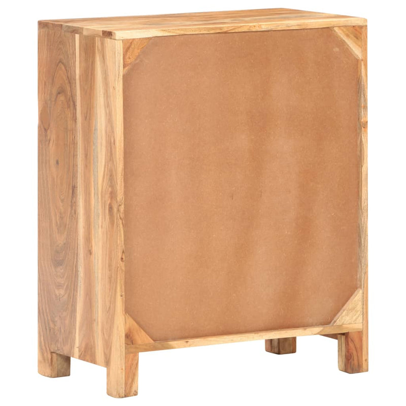 vidaXL Sideboard 60x35x75 cm Solid Acacia Wood