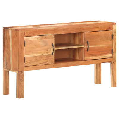 vidaXL Sideboard 116x30x66 cm Solid Acacia Wood