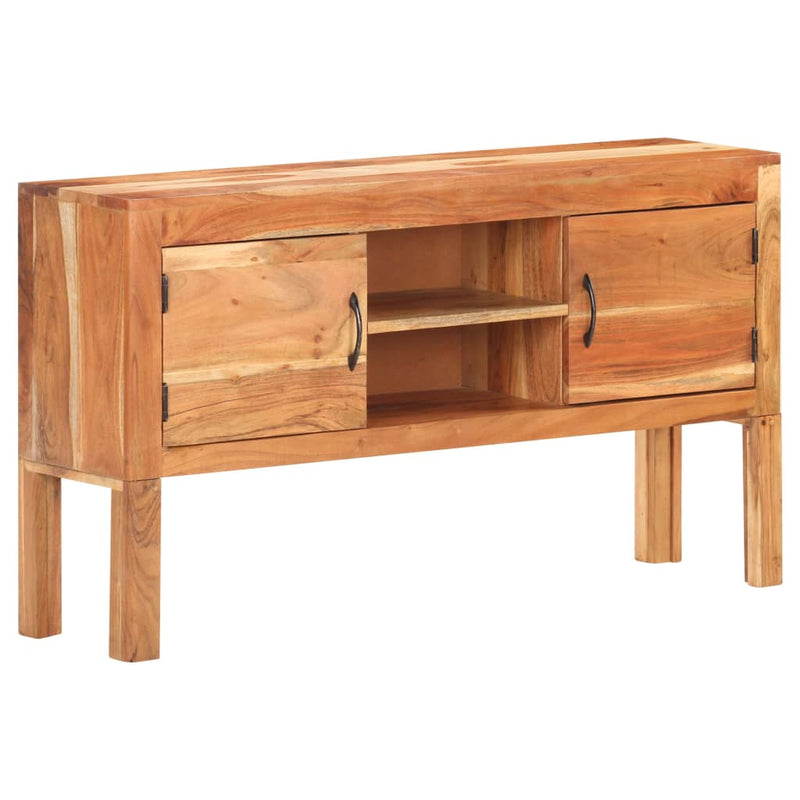 vidaXL Sideboard 116x30x66 cm Solid Acacia Wood
