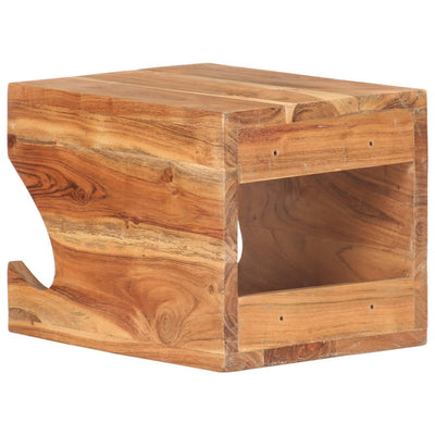 vidaXL Wall Mounted Bicycle Rack 35x25x25 cm Solid Acacia Wood