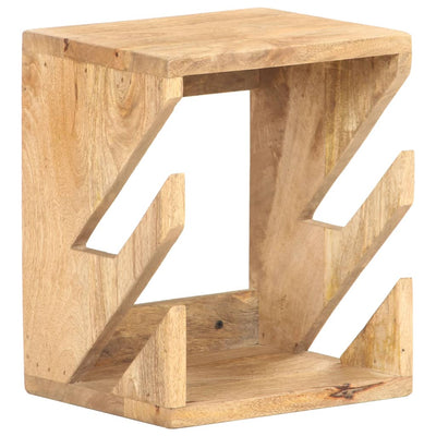 vidaXL Wall Mounted Skateboard Holder 25x20x30 cm Solid Mango Wood