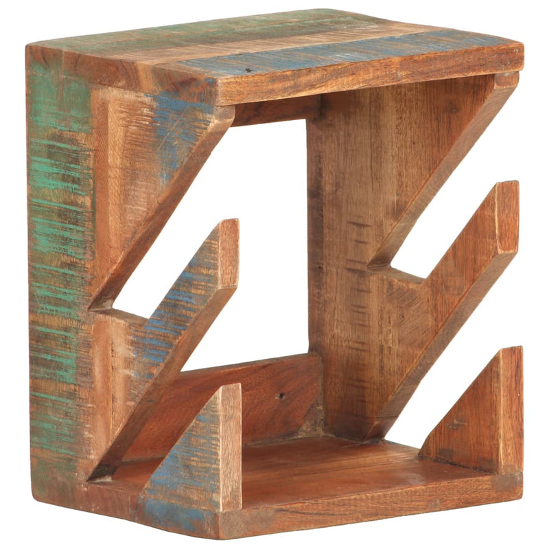 vidaXL Wall Mounted Skateboard Holder 25x20x30 cm Solid Reclaimed Wood