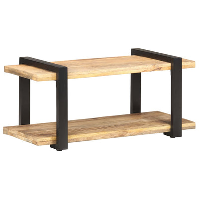 vidaXL TV Cabinet 90x40x40 cm Rough Mango Wood