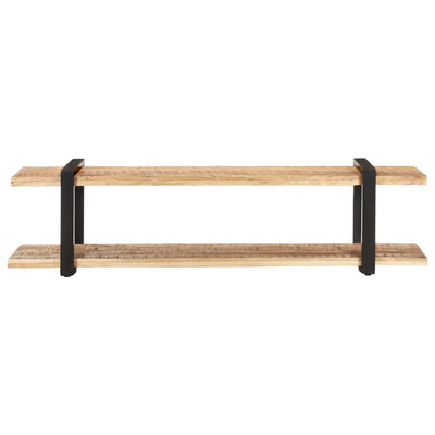 vidaXL TV Cabinet 160x40x40 cm Solid Rough Mango Wood