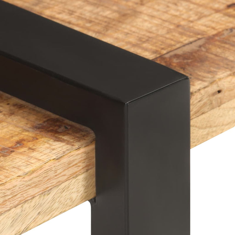 vidaXL TV Cabinet 160x40x40 cm Solid Rough Mango Wood