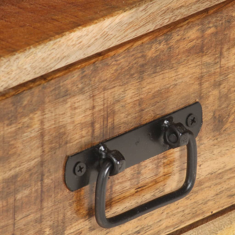 vidaXL TV Cabinet 150x30x45 cm Solid Rough Mango Wood