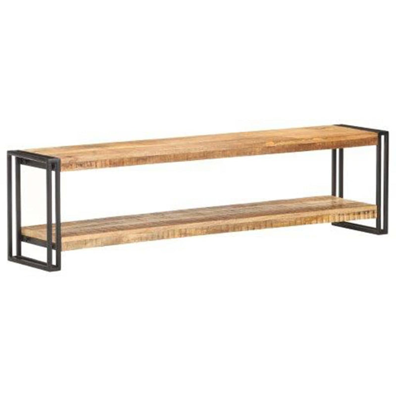 vidaXL TV Cabinet 150x30x40 cm Rough Mango Wood