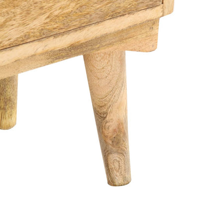 vidaXL TV Cabinet 140x30x50 cm Solid Mango Wood