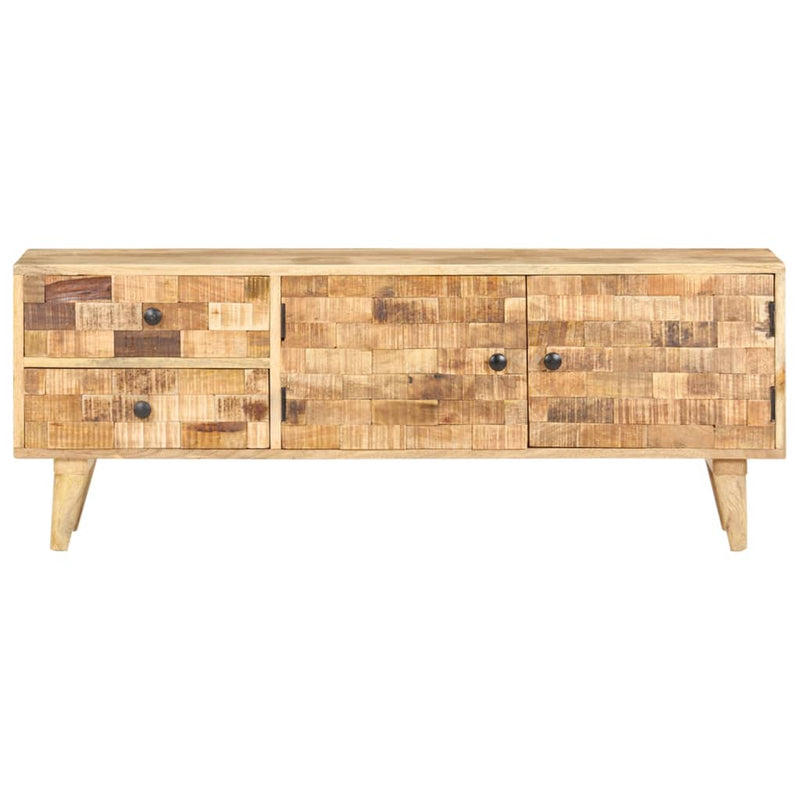 vidaXL TV Cabinet 120x30x45 cm Solid Mango Wood