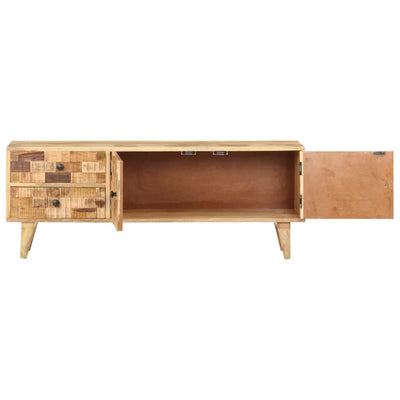 vidaXL TV Cabinet 120x30x45 cm Solid Mango Wood