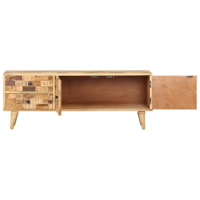 vidaXL TV Cabinet 120x30x45 cm Solid Mango Wood