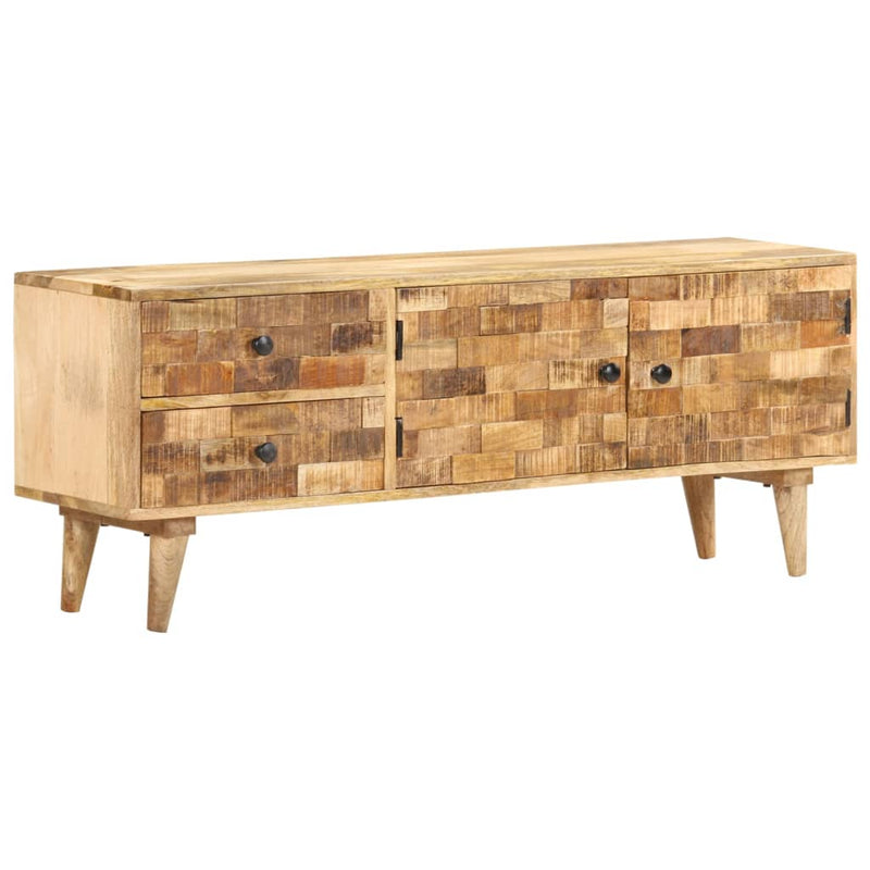 vidaXL TV Cabinet 120x30x45 cm Solid Mango Wood
