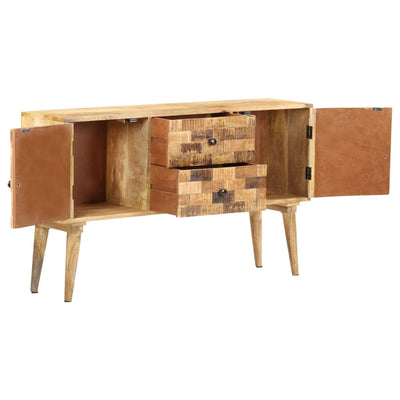 vidaXL Sideboard 120x30x70 cm Solid Mango Wood