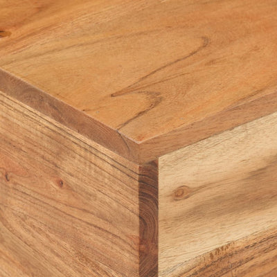 vidaXL Side Table 30x30x33 cm Solid Acacia Wood