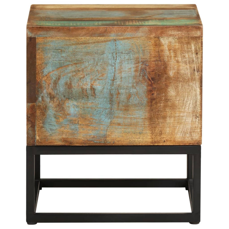 vidaXL Side Table 30x30x33 cm Solid Reclaimed Wood