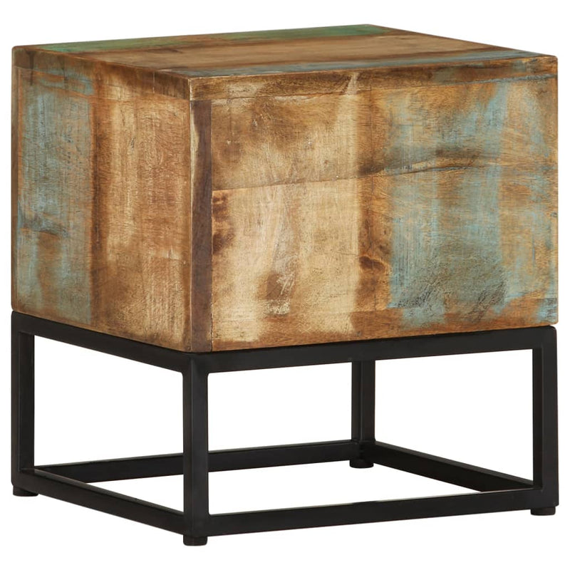 vidaXL Side Table 30x30x33 cm Solid Reclaimed Wood
