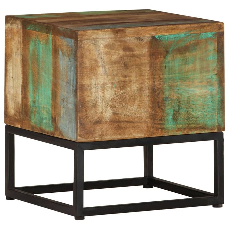 vidaXL Side Table 30x30x33 cm Solid Reclaimed Wood