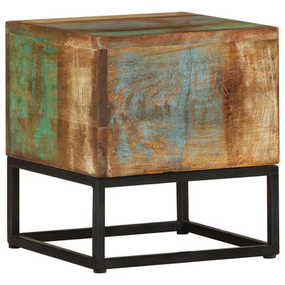 vidaXL Side Table 30x30x33 cm Solid Reclaimed Wood
