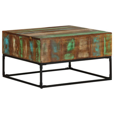 vidaXL Coffee Table 68x68x41 cm Solid Reclaimed Wood