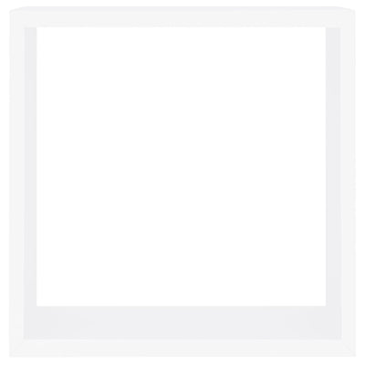 vidaXL Wall Cube Shelves 3 pcs Black MDF