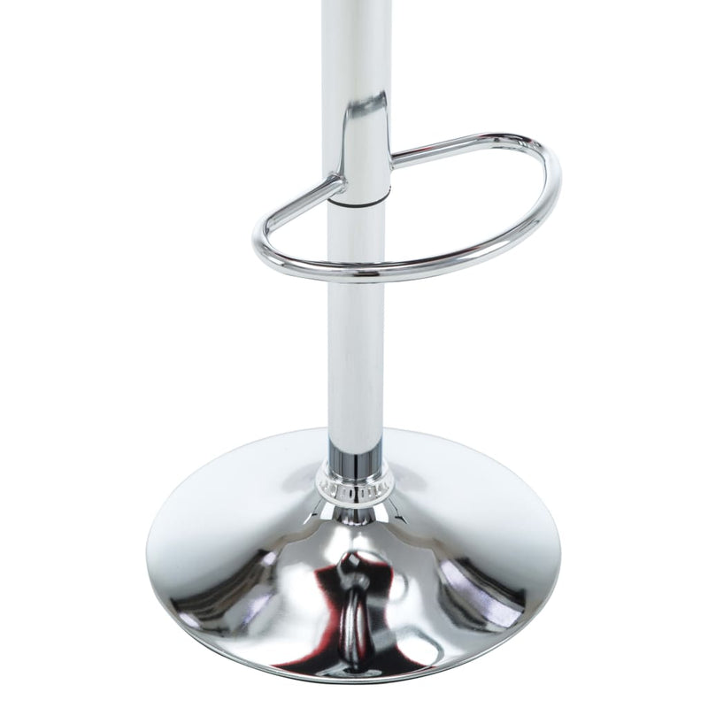 vidaXL Bar Stools 2 pcs Black Faux Leather