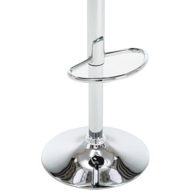 vidaXL Bar Stools 2 pcs Black Faux Leather