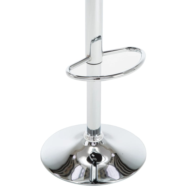 vidaXL Bar Stools 2 pcs Black Faux Leather