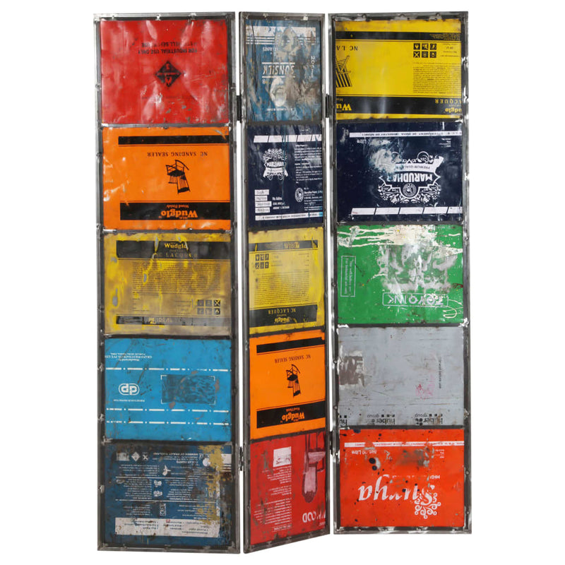 vidaXL Room Divider Multicolour 45x17x167 cm Iron