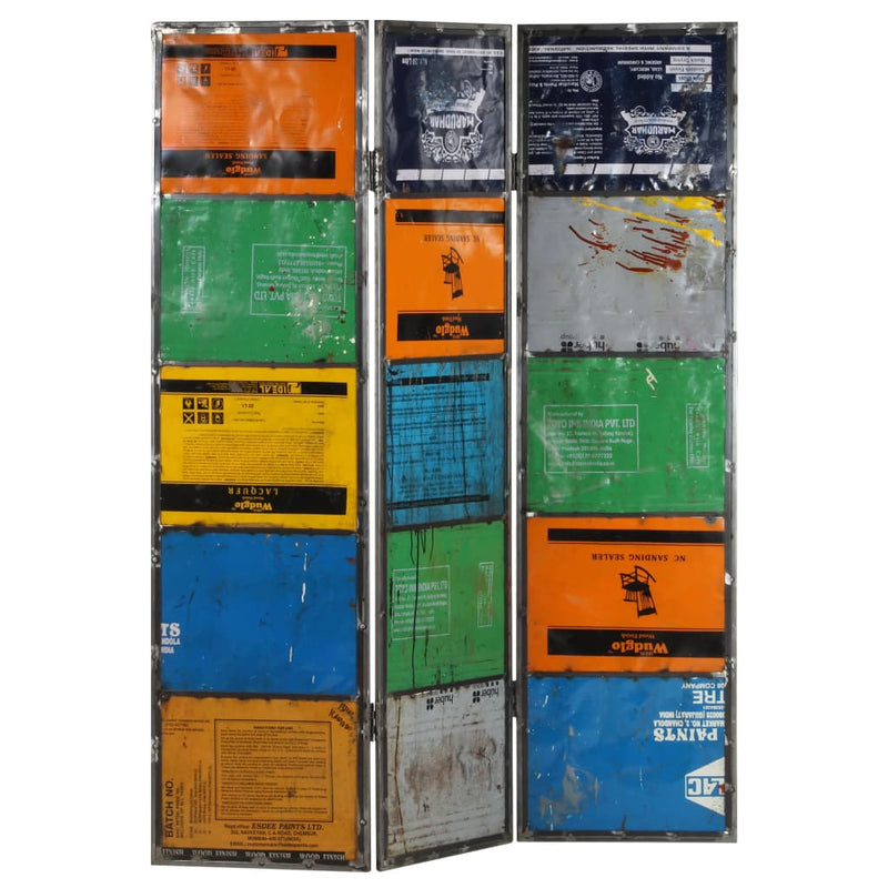 vidaXL Room Divider Multicolour 45x17x167 cm Iron