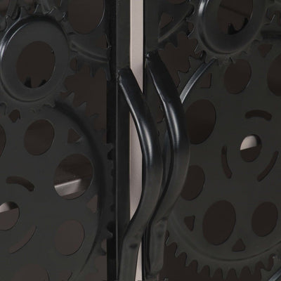 vidaXL Sideboard 60x35x75 cm Rough Mango Wood & Iron