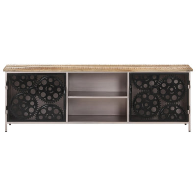 vidaXL TV Cabinet 120x30x40 cm Rough Mango Wood