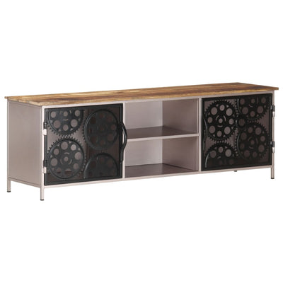 vidaXL TV Cabinet 120x30x40 cm Rough Mango Wood