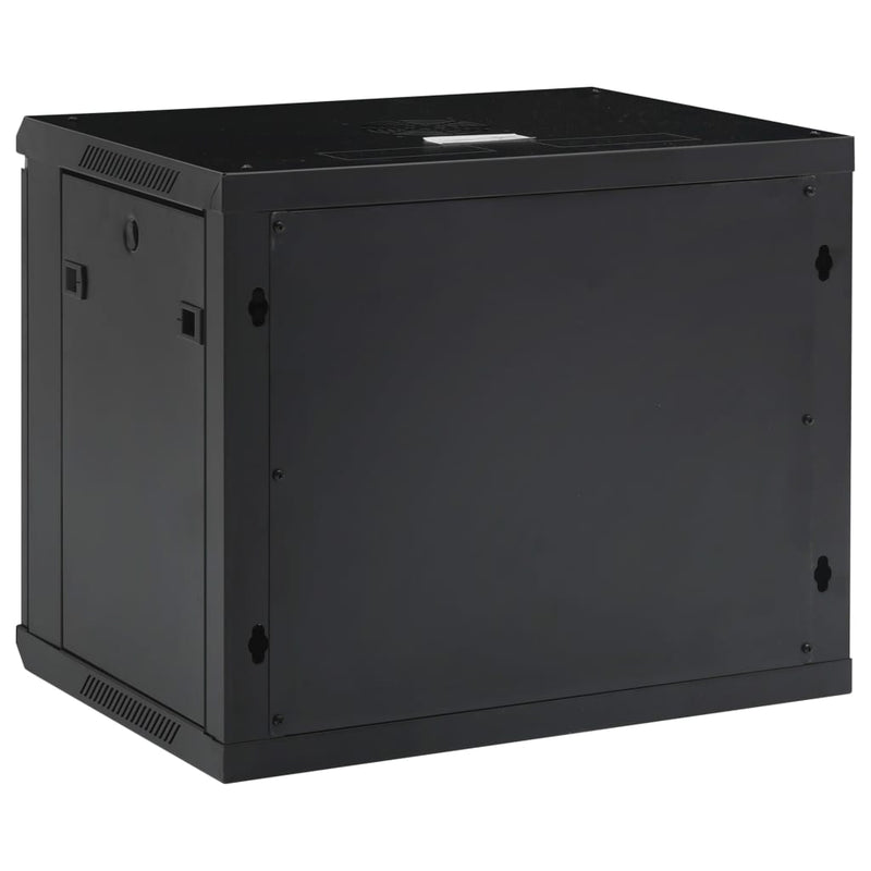 vidaXL 9U Wall Mounted Network Cabinet 19" IP20 600x450x510 mm