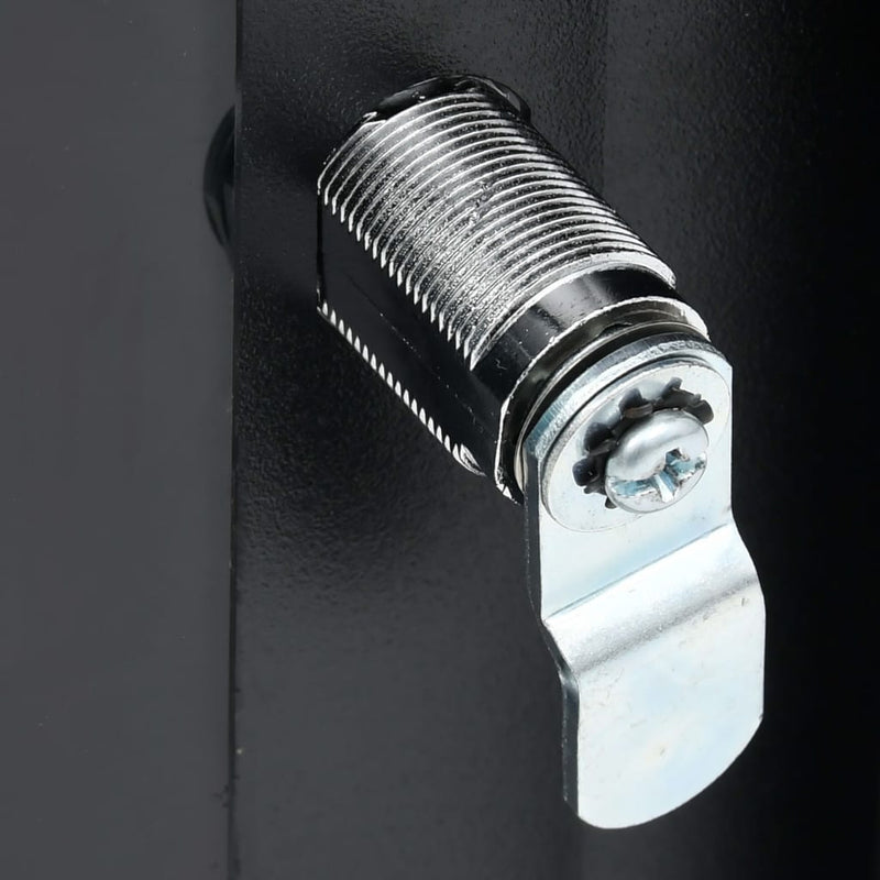 vidaXL 9U Wall Mounted Network Cabinet 19" IP20 600x450x510 mm