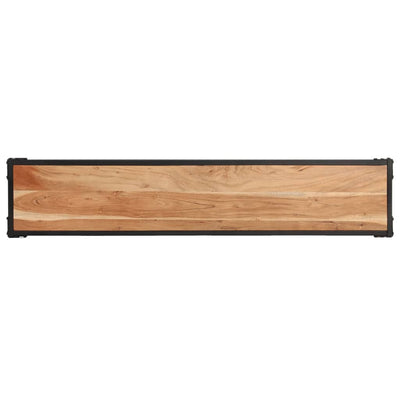 vidaXL TV Cabinet 150x30x40 cm Solid Acacia Wood