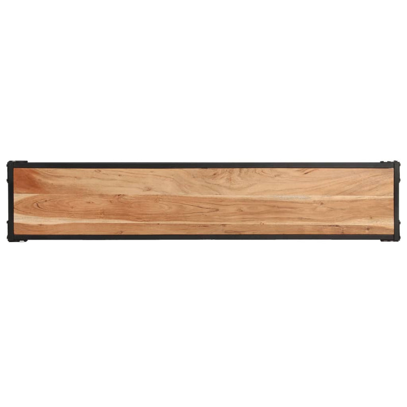 vidaXL TV Cabinet 150x30x40 cm Solid Acacia Wood
