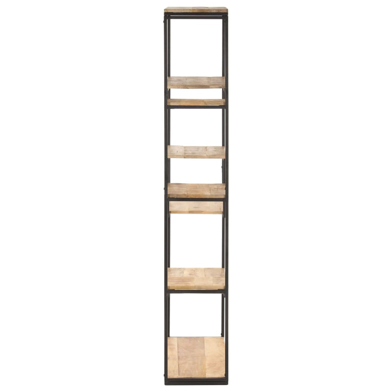 vidaXL Bookcase 80x30x180 cm Rough Mango Wood