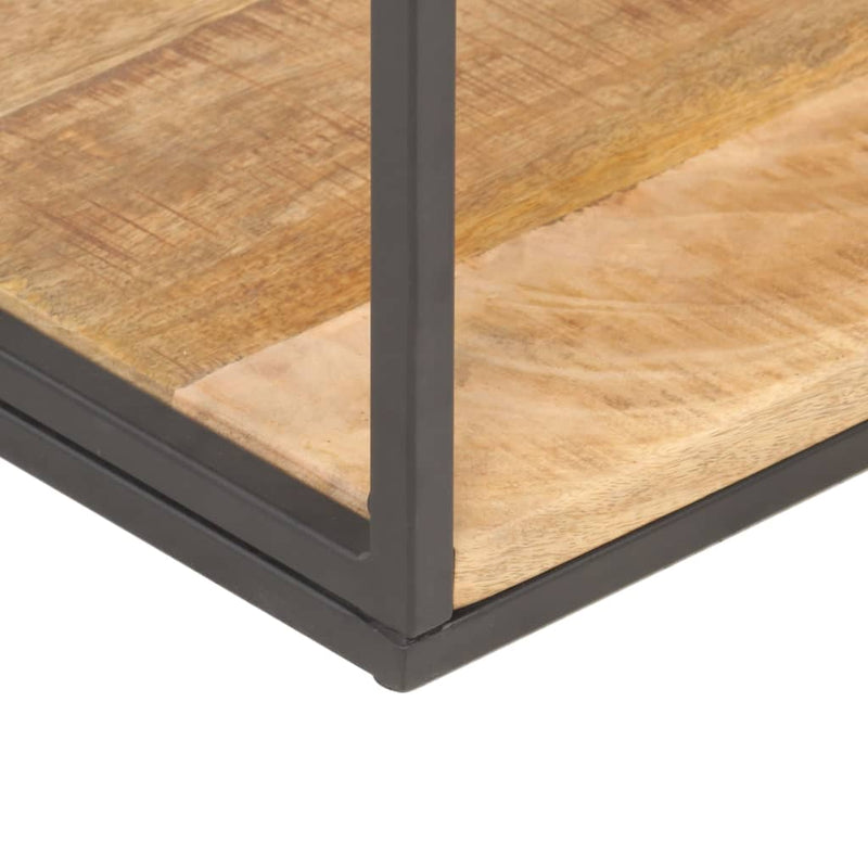 vidaXL Bookcase 80x30x180 cm Rough Mango Wood