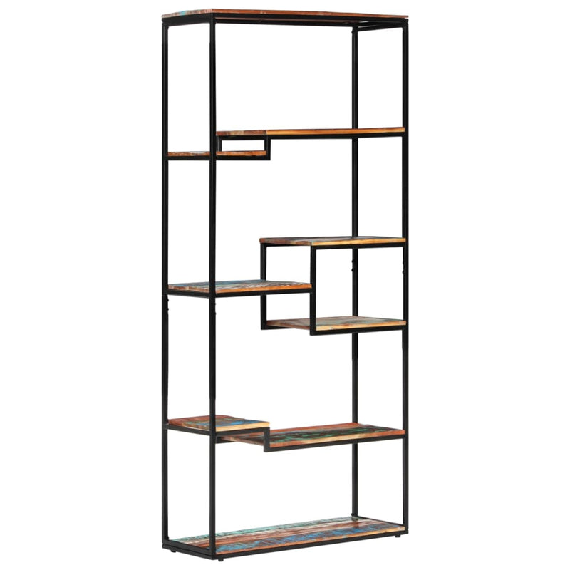 vidaXL Bookcase 80x30x180 cm Solid Reclaimed Wood