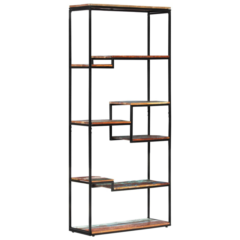 vidaXL Bookcase 80x30x180 cm Solid Reclaimed Wood