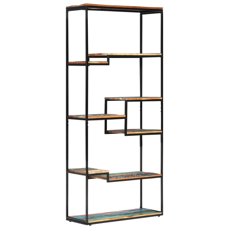 vidaXL Bookcase 80x30x180 cm Solid Reclaimed Wood