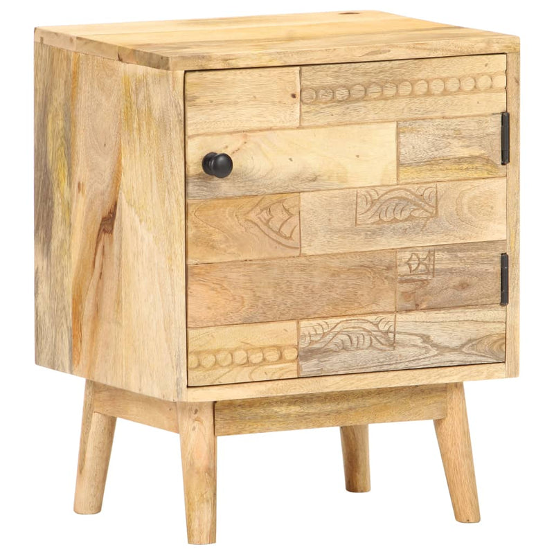 vidaXL Bedside Cabinet 40x30x50 cm Solid Mango Wood