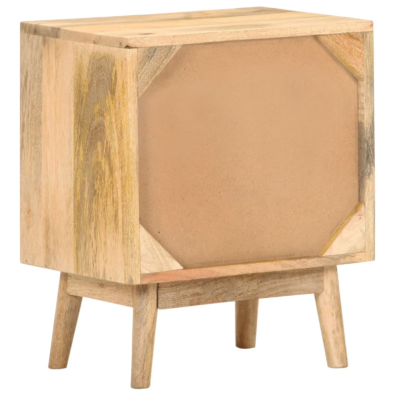 vidaXL Bedside Cabinet 40x30x50 cm Solid Mango Wood