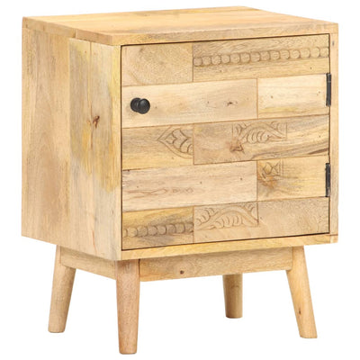 vidaXL Bedside Cabinet 40x30x50 cm Solid Mango Wood