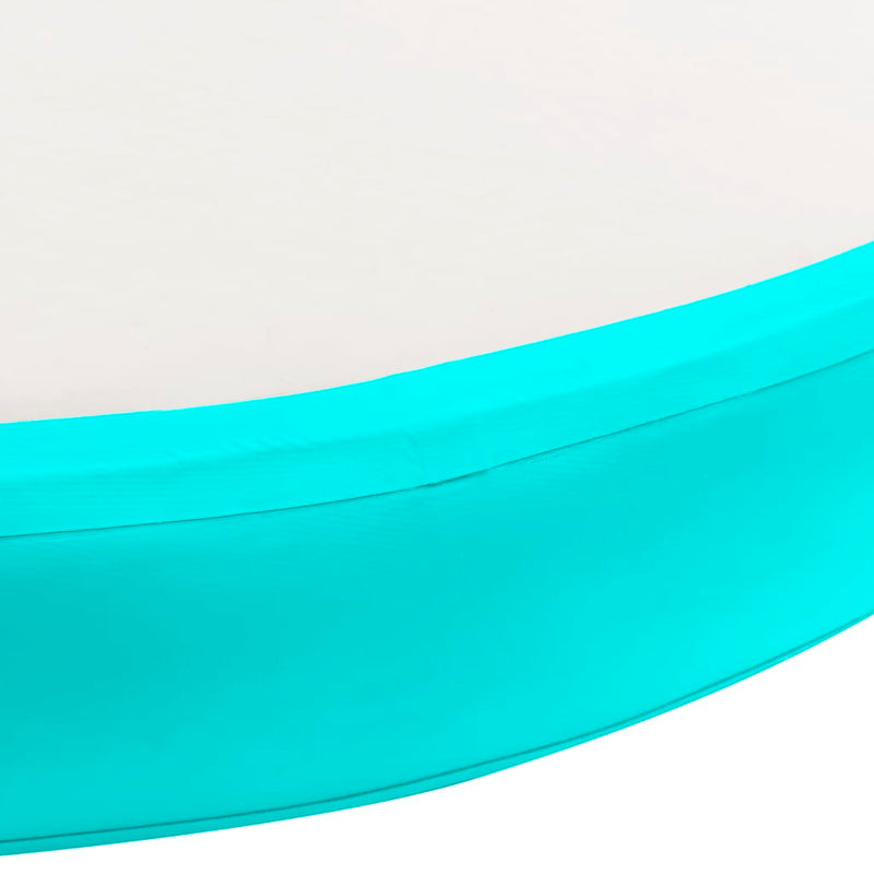 vidaXL Inflatable Gymnastic Mat with Pump 100x100x10 cm PVC Pink