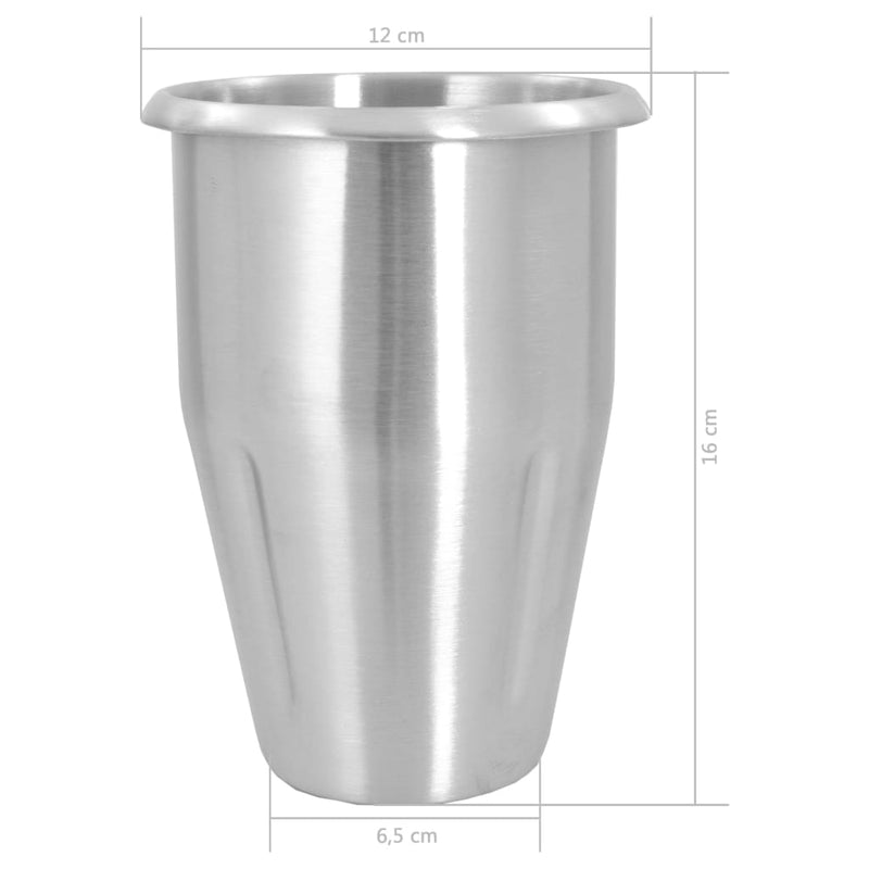 vidaXL Milkshake Mixer Stainless Steel 1 L