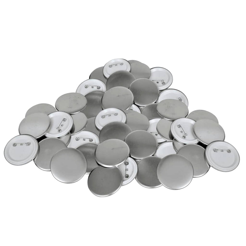 vidaXL Badge Button Maker with 500 pcs Pinback Button Parts 44 mm