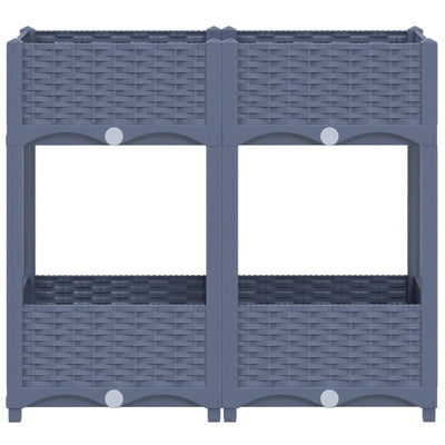 vidaXL Raised Bed 40x40x71 cm Polypropylene