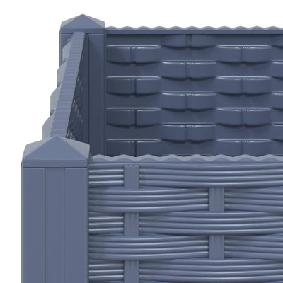 vidaXL Raised Bed 40x40x71 cm Polypropylene